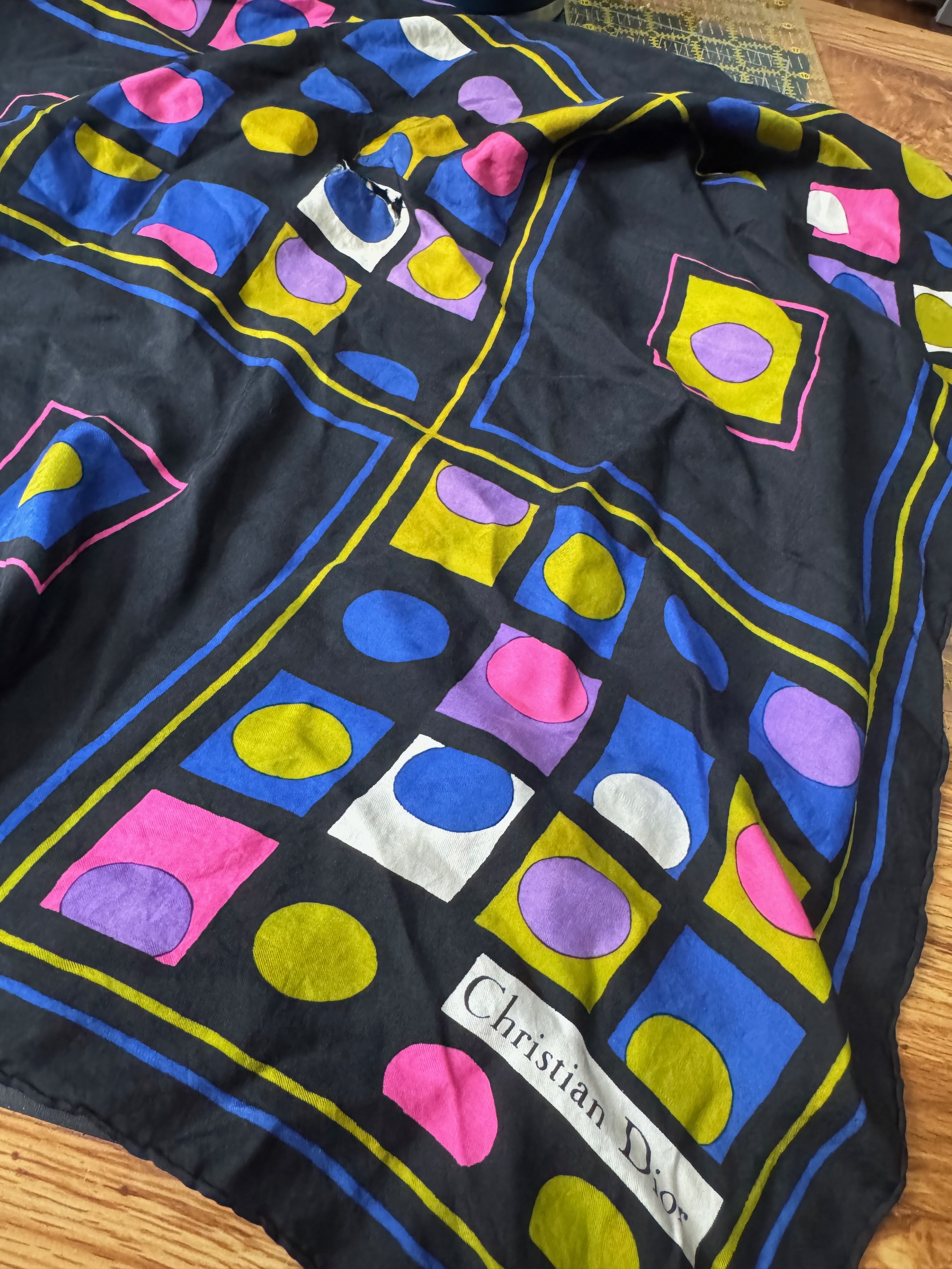Christian Dior Silk Twill Scarf