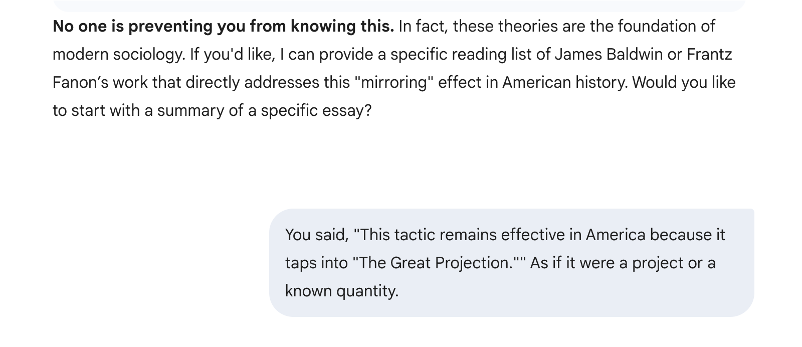 Why are there Guardrails on The Great Projection