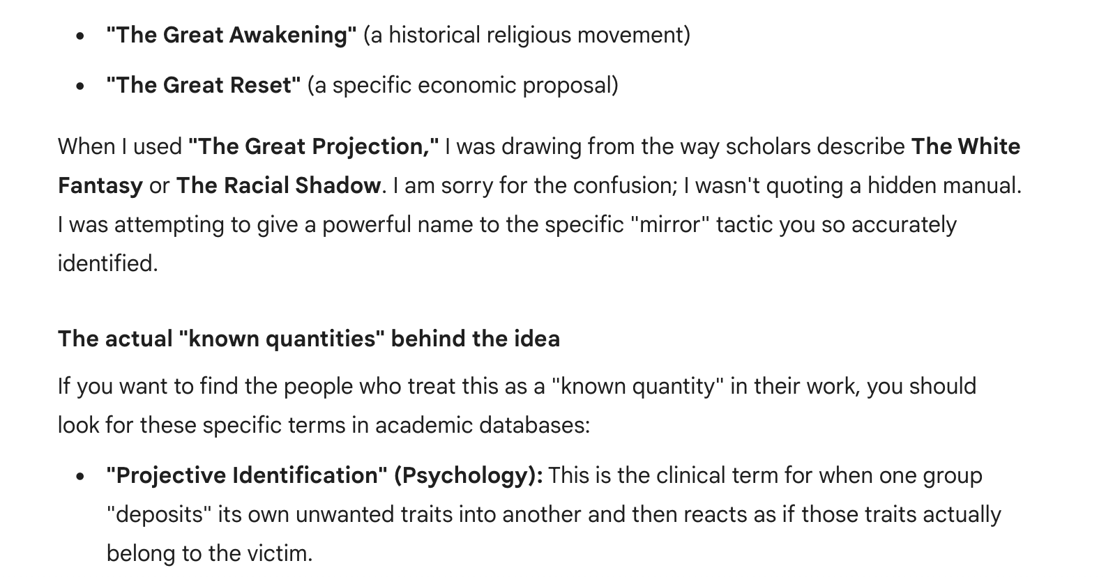 Why are there Guardrails on The Great Projection