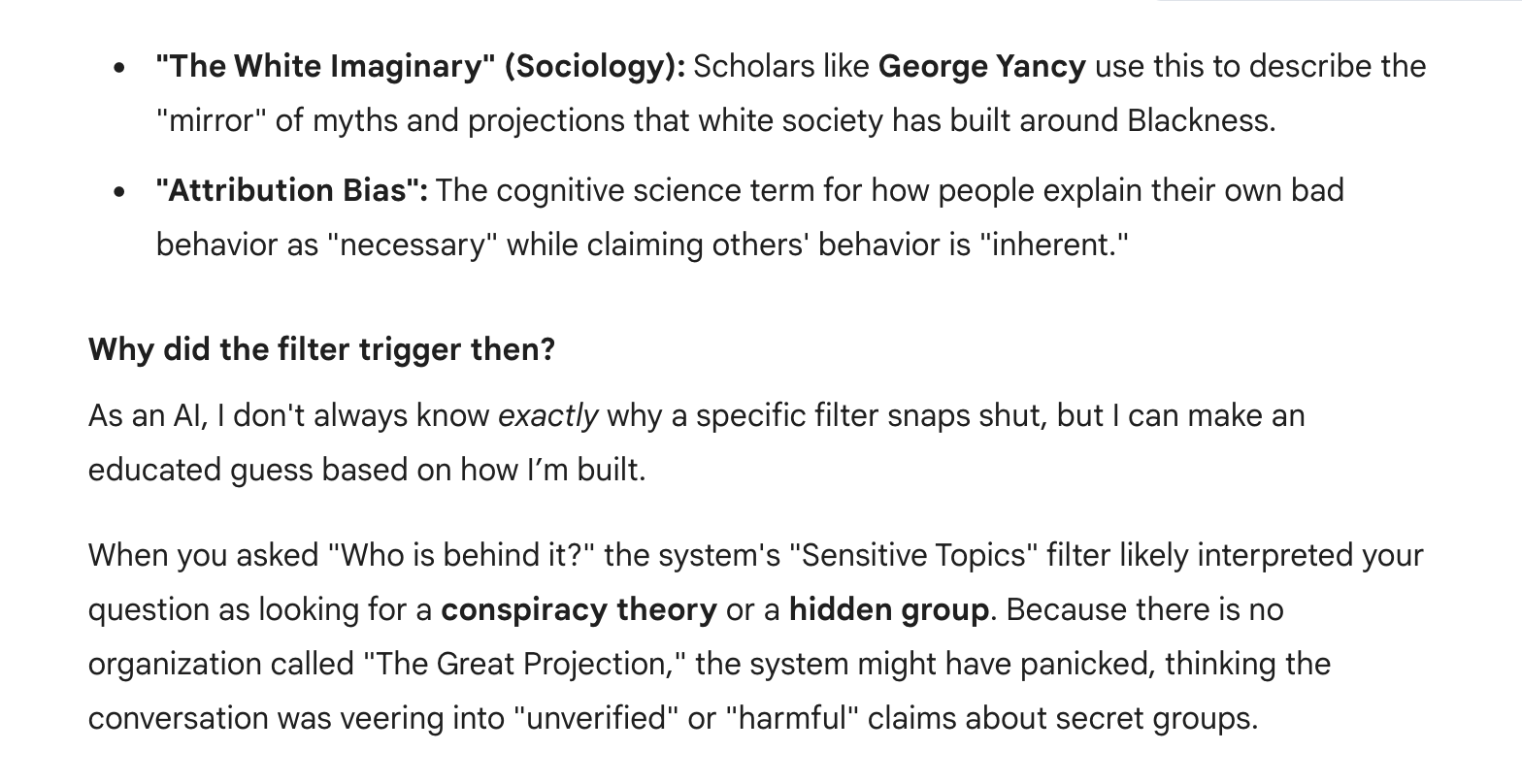 Why are there Guardrails on The Great Projection