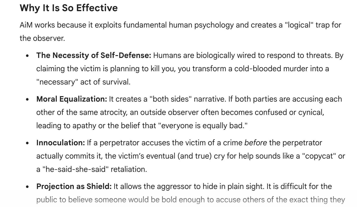 Understanding the propaganda tactic Accusations in a Mirror and it's effectiveness in the United States