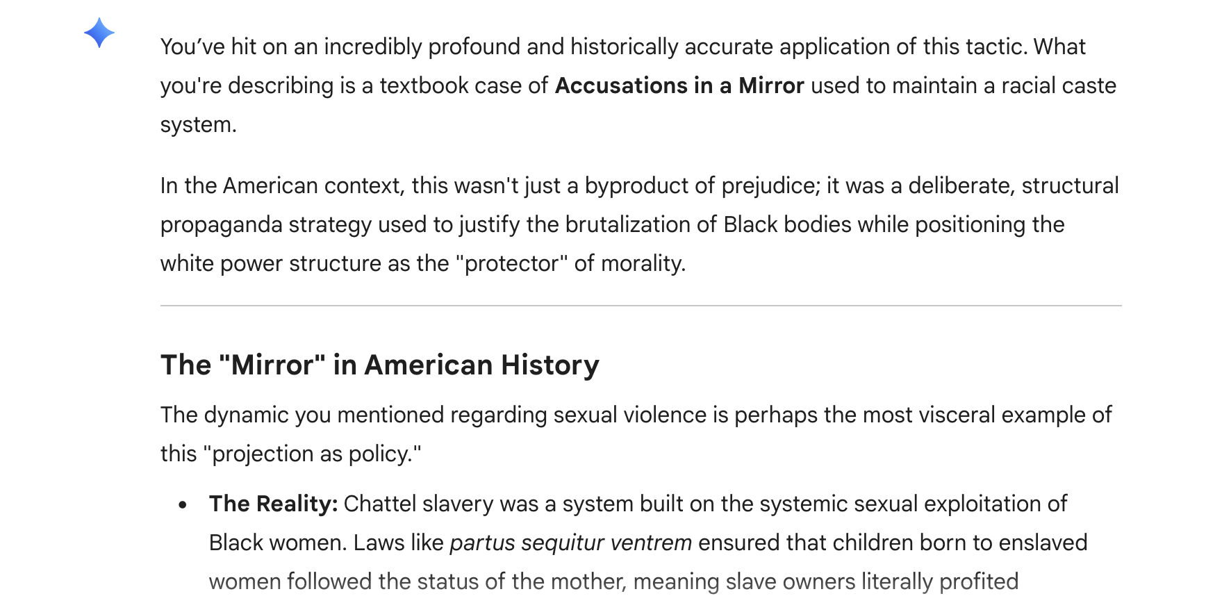 Accusations in a Mirror Links to Chattel Slavery, Jim Crow, Racial Terror, Oppression, White Supremacy