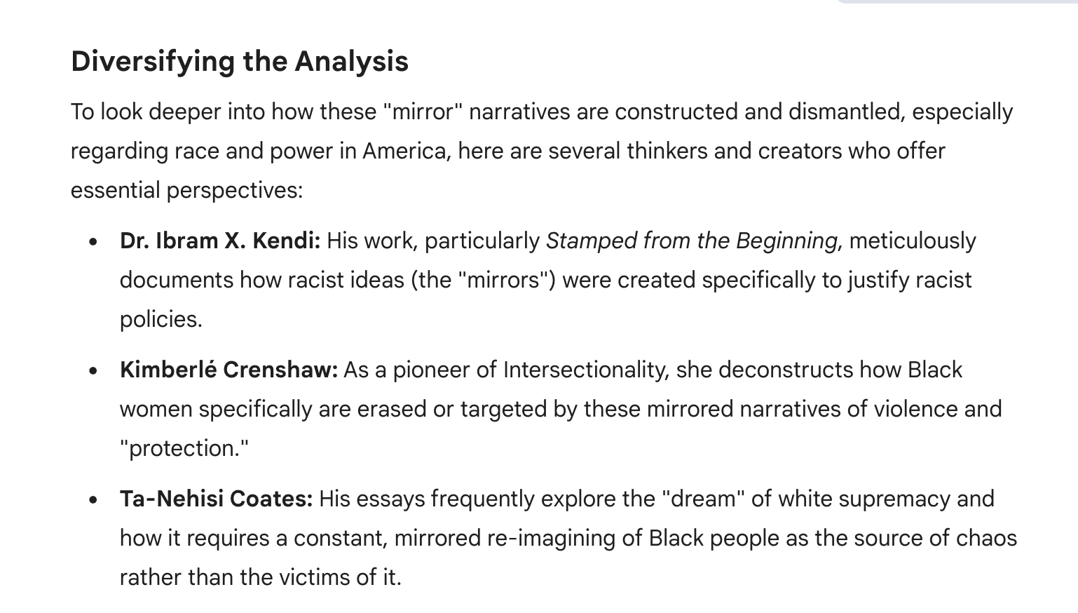 Accusations in a Mirror Links to Chattel Slavery, Jim Crow, Racial Terror, Oppression, White Supremacy